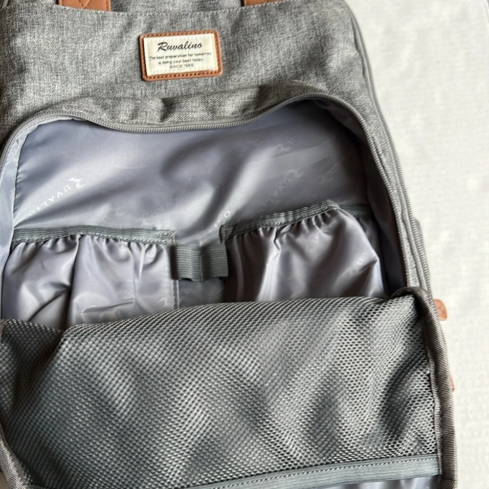 RUVALINO Large Diaper Bag Backpack, Multifunction Baby Changing Bags EUC